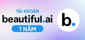 Beautiful.ai Edu 1 năm - Bản quyền | AI Xanh
