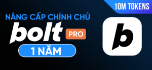 Bolt Pro - Nâng cấp chính hãng | AI Xanh