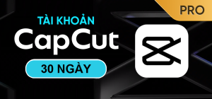 CapCut Pro 1 tháng - Tài khoản